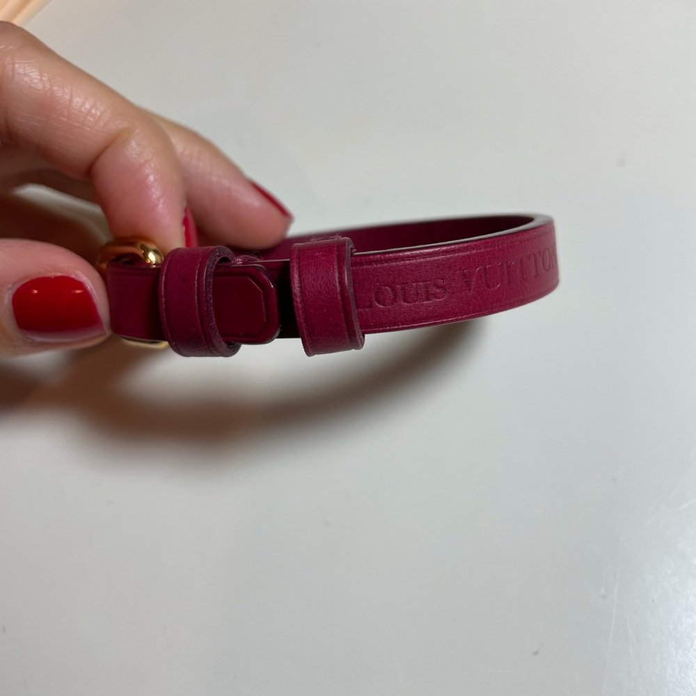 Louis Vuitton Leather Bracelet